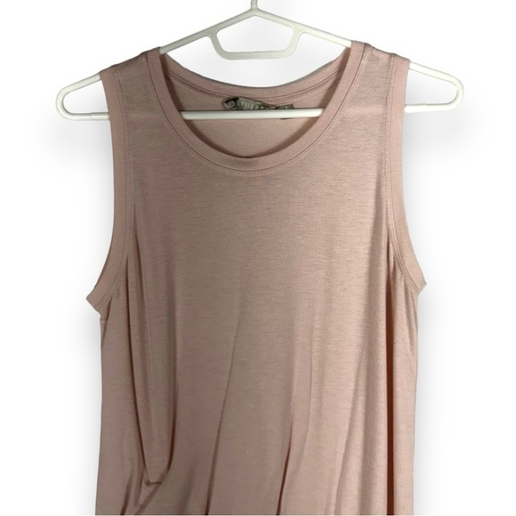 Athleta Threadlight Ruched Side Twist Tank, Ballerina Gown Pink, Size Small - Picture 3 of 10